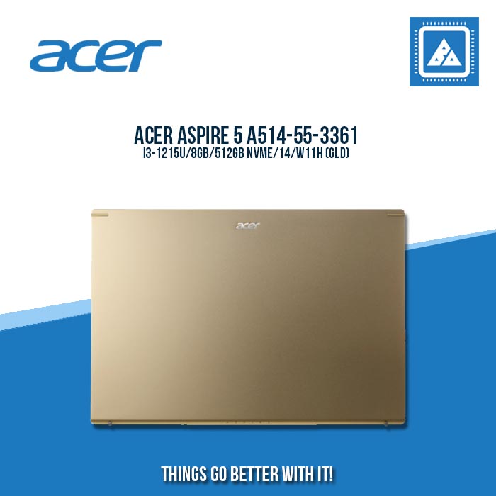 ACER ASPIRE 5 A514-55-3361 I3-1215U/8GB/512GB NVME | BEST FOR STUDENTS LAPTOP ACER ASPIRE 5 A514-55-3361 I3-1215U/8GB/512GB NVME | BEST FOR STUDENTS LAPTOP